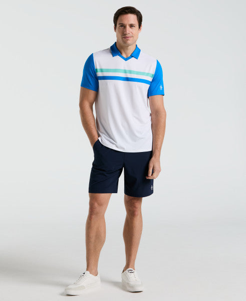 TENNIS POLO - HERITAGE BLOCKED PERFORMANCE TENNIS TEE