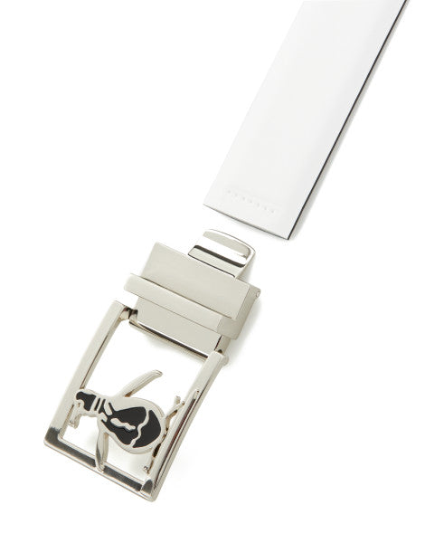 ACCESORIES - Reversible Leather Belt With Pete Buckle