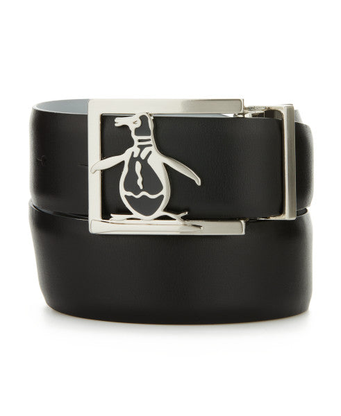 ACCESORIES - Reversible Leather Belt With Pete Buckle