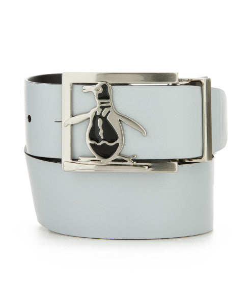 ACCESORIES - Reversible Leather Belt With Pete Buckle