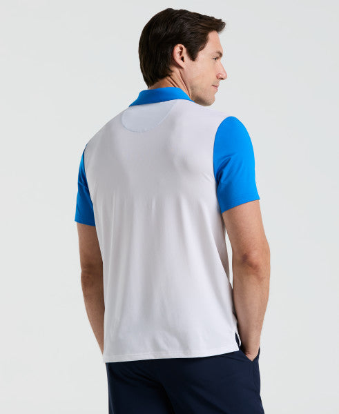 TENNIS POLO - HERITAGE BLOCKED PERFORMANCE TENNIS TEE