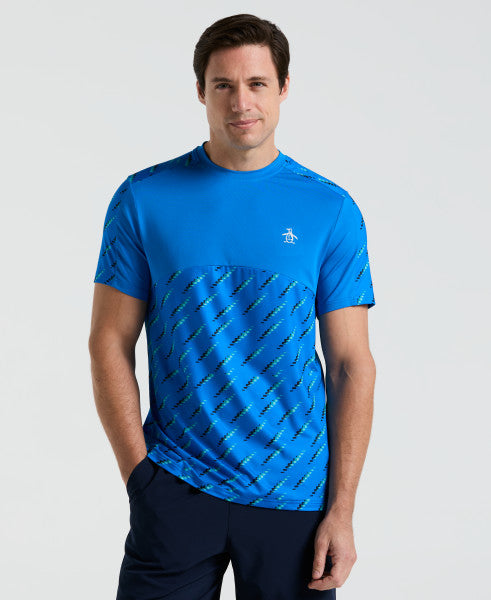 TENNIS TEE - TENNIS PERFORMANCE BALL BLOCK TEE