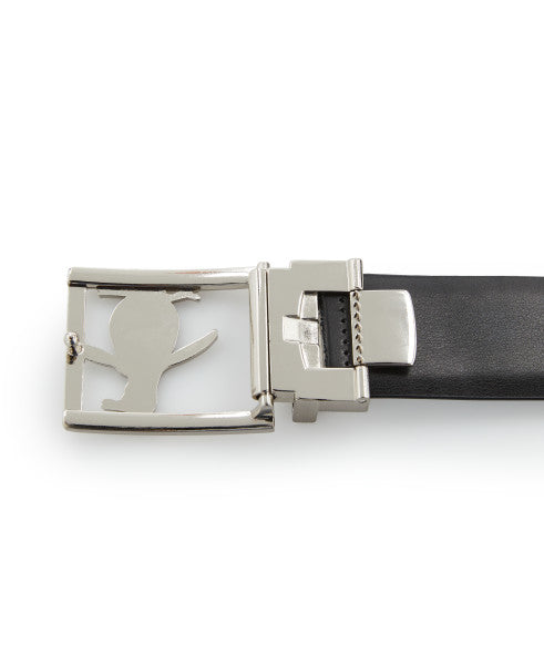 ACCESORIES - Reversible Leather Belt With Pete Buckle