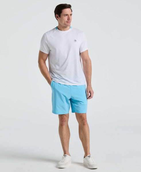 TENNIS TEE - PERFORMANCE VENTILATED BLOCKED TENNIS CREW TEE
